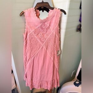 Chelsea & Violet Blush Lace Dress
